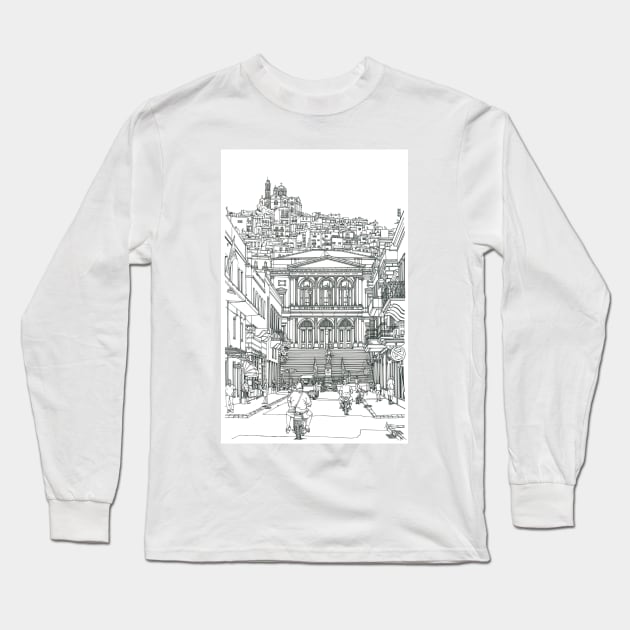 Syros Island Greece Long Sleeve T-Shirt by valery in the gallery